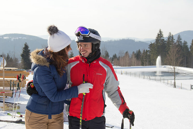 Skifahren im Bayerischen Wald